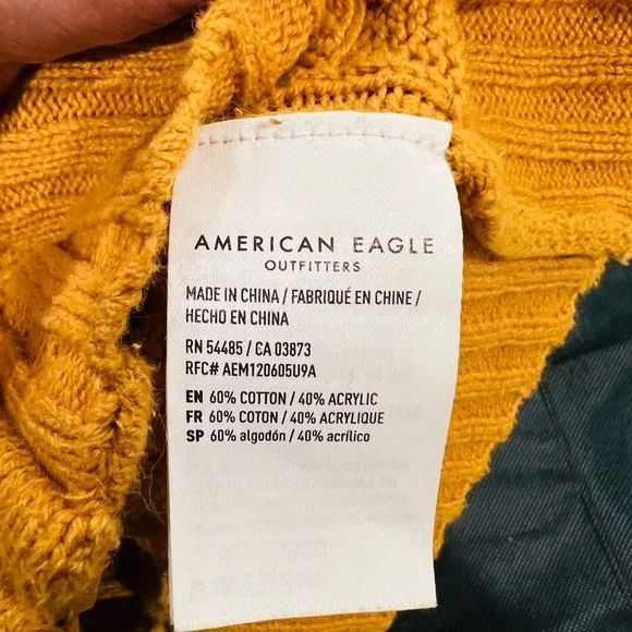 🔥American Eagle  Knit Mustard Sweater🔥 - Picture 6 of 6